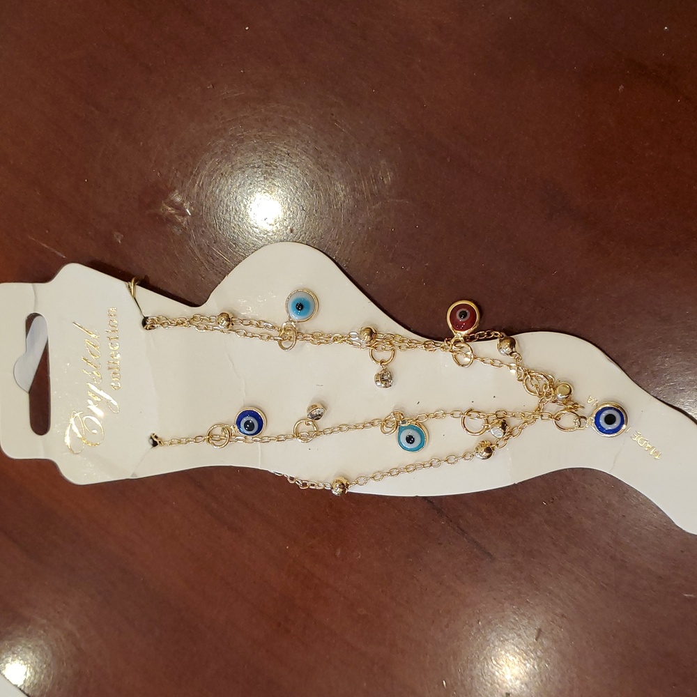 Evil Eye Ankle Bracelet